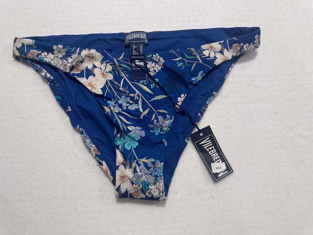 NWT Vilebrequin Women’s Floral Print Bikini Bottom XS